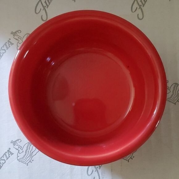 Fiestaware Fiesta CERAMIC Ramekin Small Bowl BAKING Dish Scarlet Red BAKWARE - Picture 2 of 13